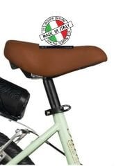 Trendbisiklet Retro Classic 24 Jant 21 Vites SHIMANO, Kadın Bisikleti Mint Yeşili-Kahve