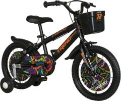 Trendbisiklet Bmx Black 16 Jant Çocuk Bisikleti, 4-6 Yaş Siyah-Turucu