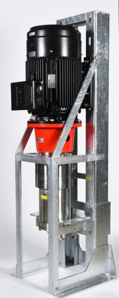 iSave50, incl. Press. exchanger and booster pump with 18,5kW-6 p el.motor IE3 and Base Frame Vertical