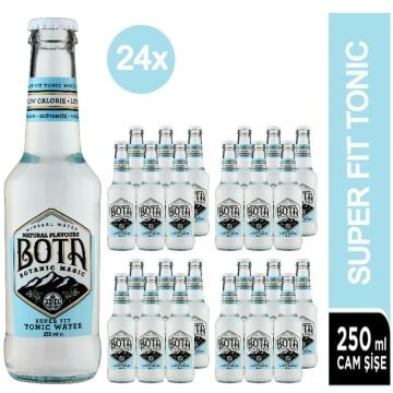 BOTA Süper Fit Tonic Water(Düşük Kalori) 24x250 ML