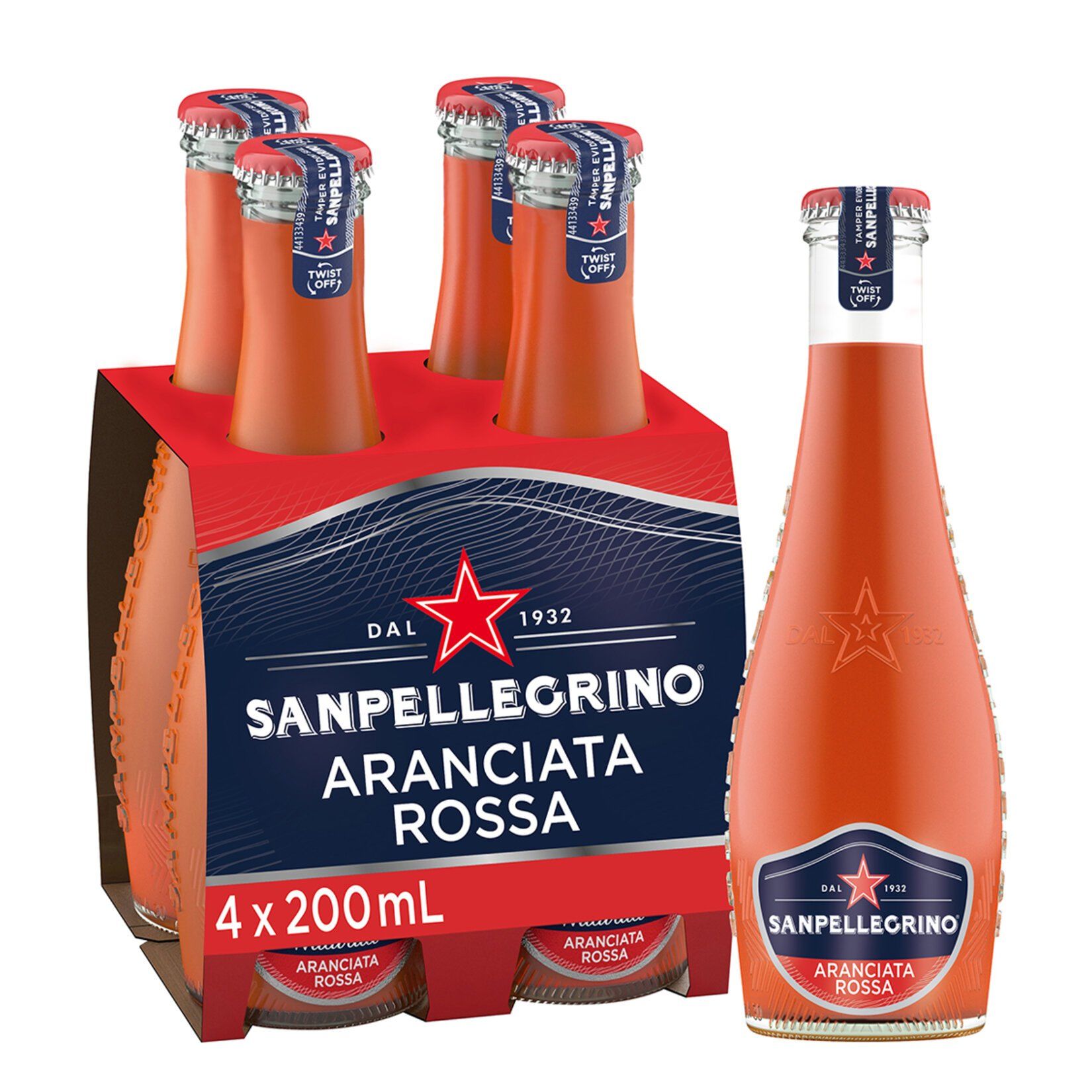 San Pellegrino Kan Portakallı Gazlı İçecek 4X200 Ml