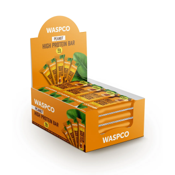 WASPCO Yer Fıstıklı Yüksek Protein Bar 50gr