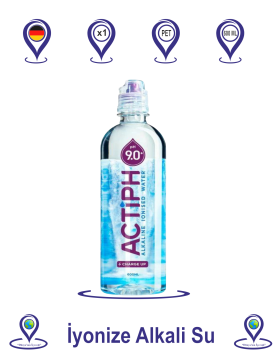 Actiph Alkali İyonize Su Sporcu Kapak Pet 600 ML