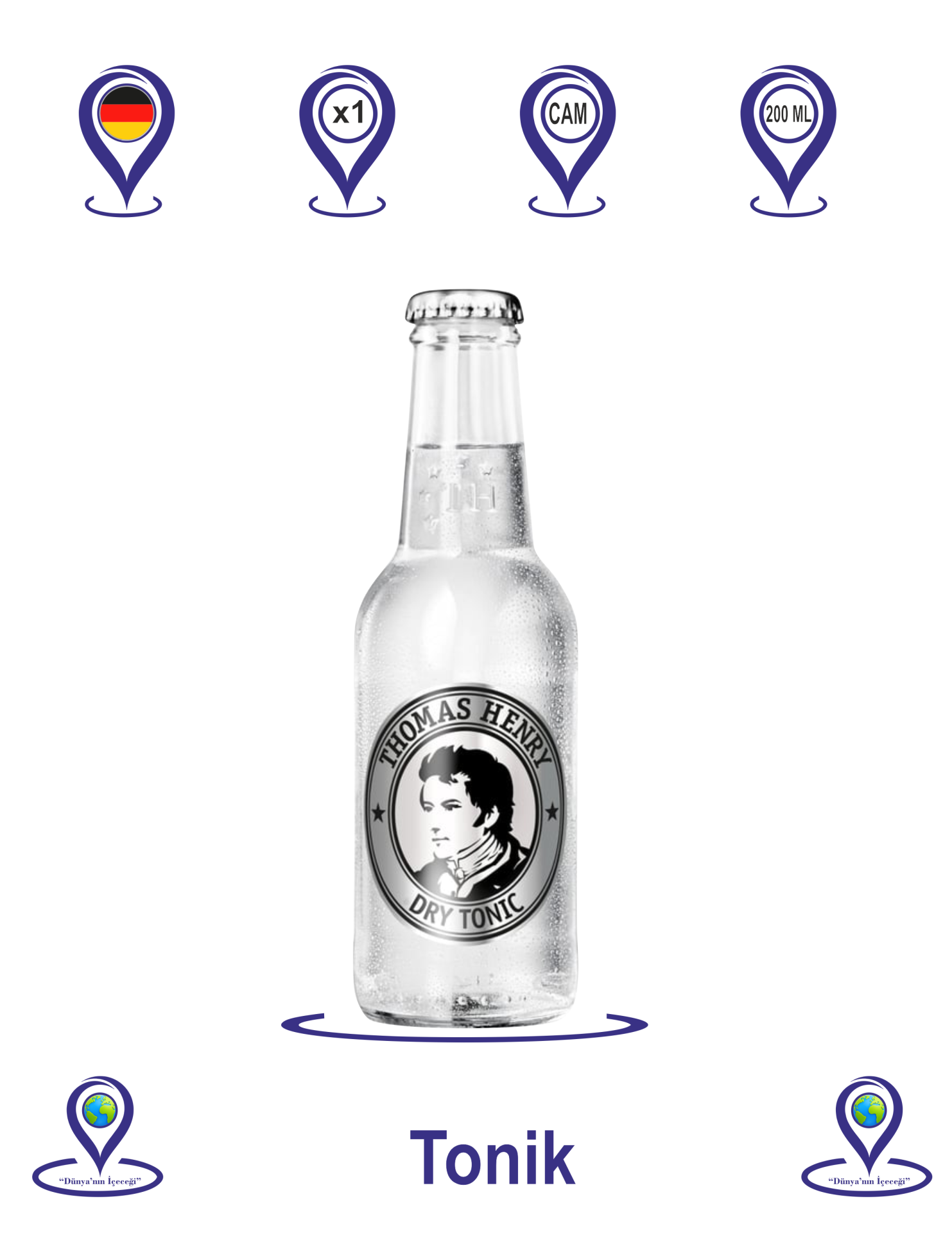 Thomas Henry Dry Tonik 200 ML