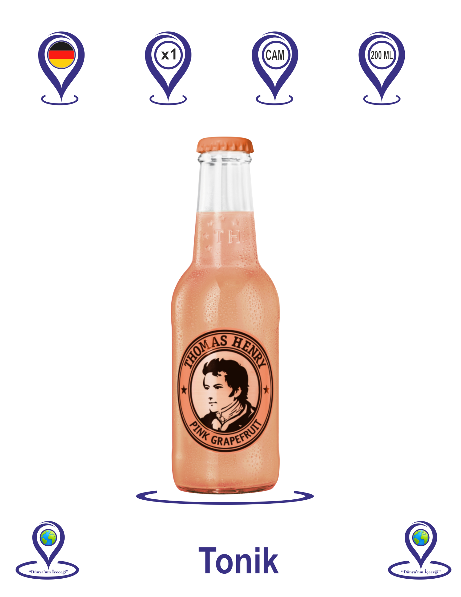 Thomas Henry Pink Greyfurt 200 ML