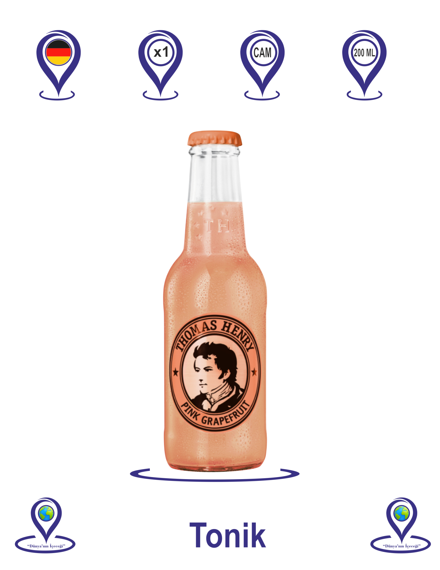 Thomas Henry Pink Greyfurt 200 ML