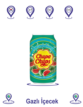 Chupa Chups Sparkling Watermelon Flavour 345 Ml
