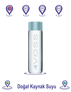 Voss Doğal Kaynak Suyu Pet 500 ML
