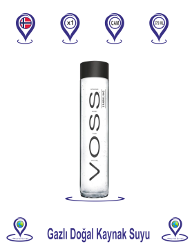 Voss Gazlı Doğal Kaynak Suyu Cam 375 ML
