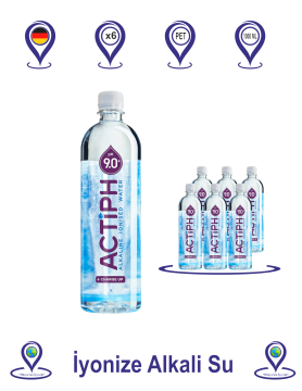Actiph Alkali İyonize Su Pet 1000 ML x 6
