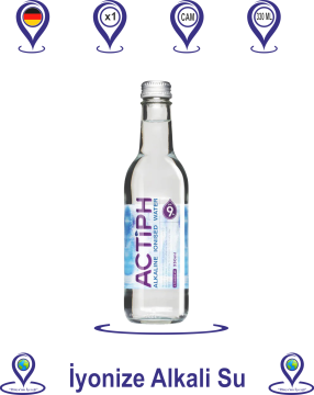 Actiph Alkali İyonize Su Cam 330 ML