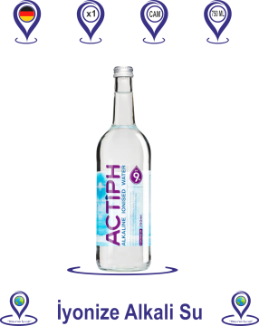 Actiph Alkali İyonize Su Cam 750 ML