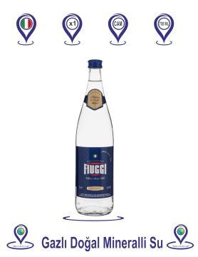 Fiuggi Gazlı Su Cam Şişe 750 ML