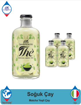 SAN BENEDETTO Yeşil Çay Aromalı Doğal Mineralli İçecek 250 ML x 4