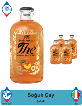 SAN BENEDETTO Indıan Black Tea Peach 250 ML x 4