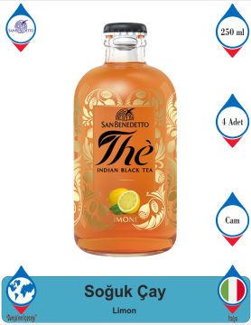 SAN BENEDETTO Indıan Black Tea Limon 250 ML x 4