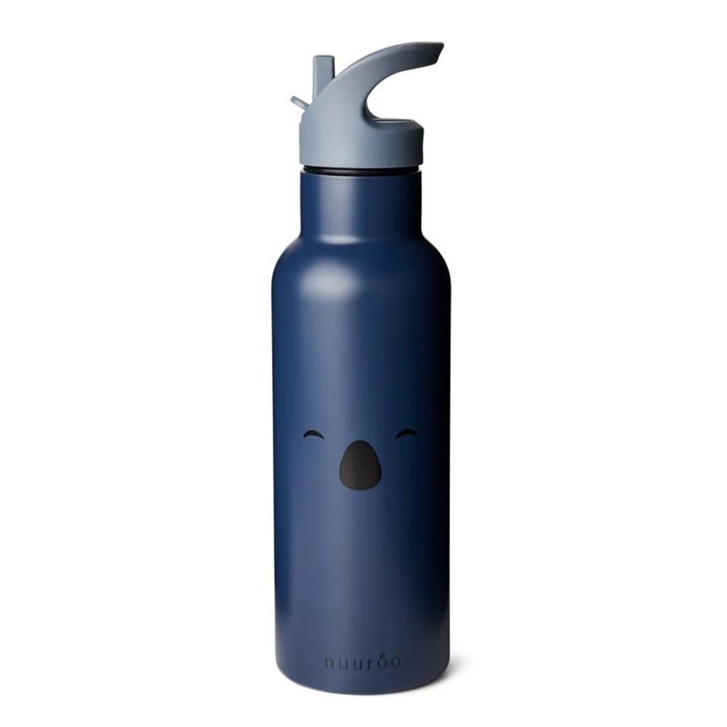 Nuuroo Pipetli Paslanmak Çelik Termos,  Dark Blue Koala (500 ml)