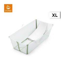 Stokke Flexi XL Katlanabilir Çocuk Küveti, Şeffaf Yeşil