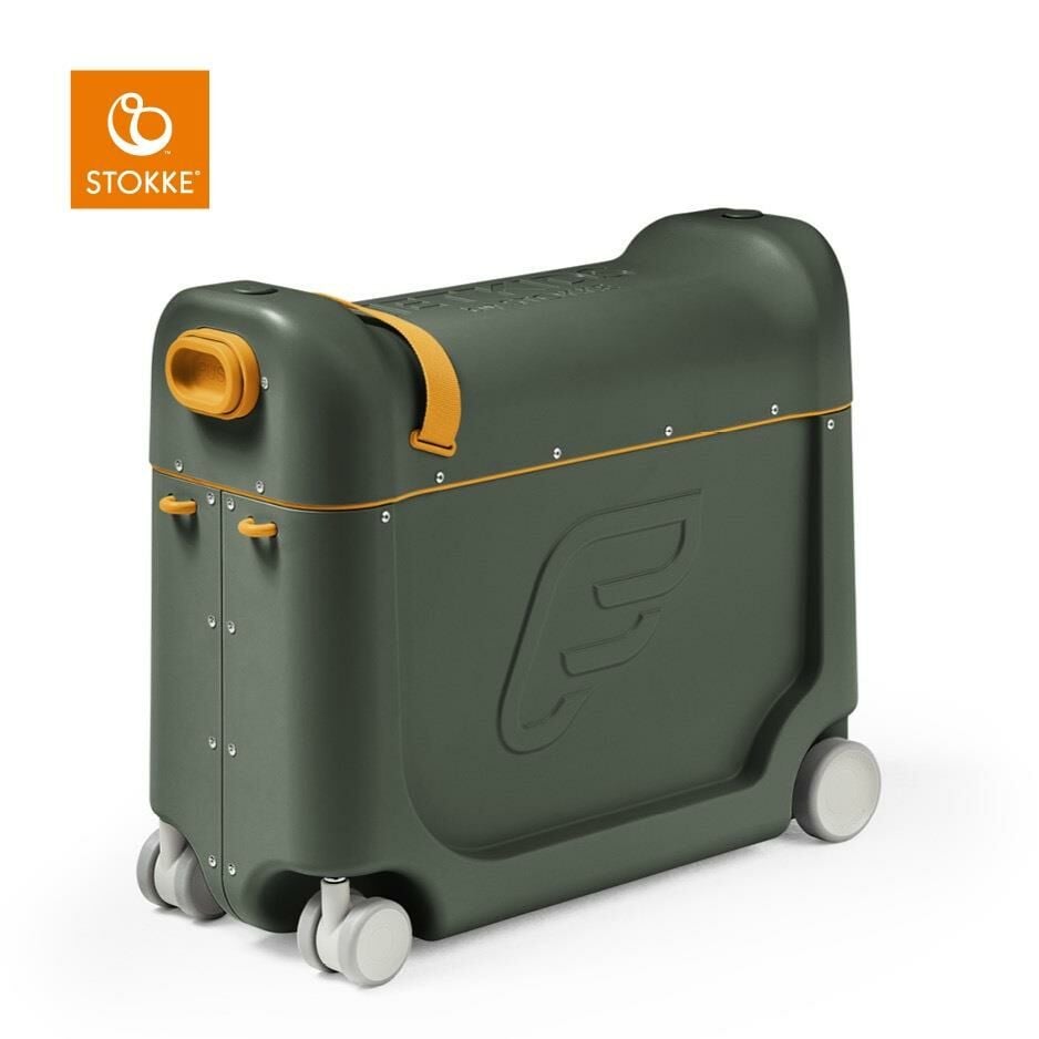 Stokke Jetkids Tekerlekli Bavul & Koltuk, Golden Olive