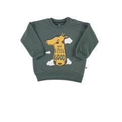 Little Yucca Grow Sweatshirt, Derin Yeşil