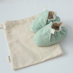 Mama Yoyo Kadife Patik, Mint (27-29 Numara)