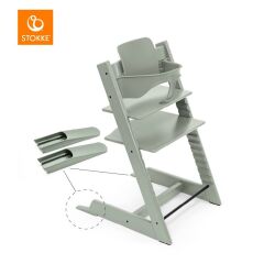 Stokke Tripp Trapp Mama Sandalyesi Bebek Seti, Glacier Green