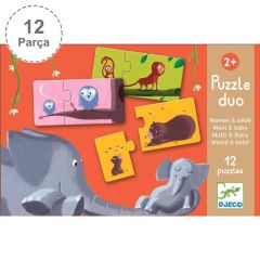 Djeco İkili Puzzle, Duo Mom Baby