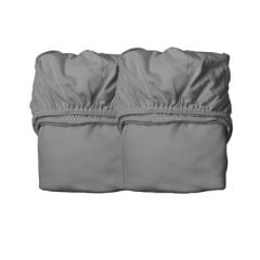 Leander 2'li set Bebek Çarşaf, Cool Grey