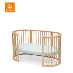 Stokke Sleepi V3 Lastikli Çarşaf, Dots Sage (0-5 Yaş)