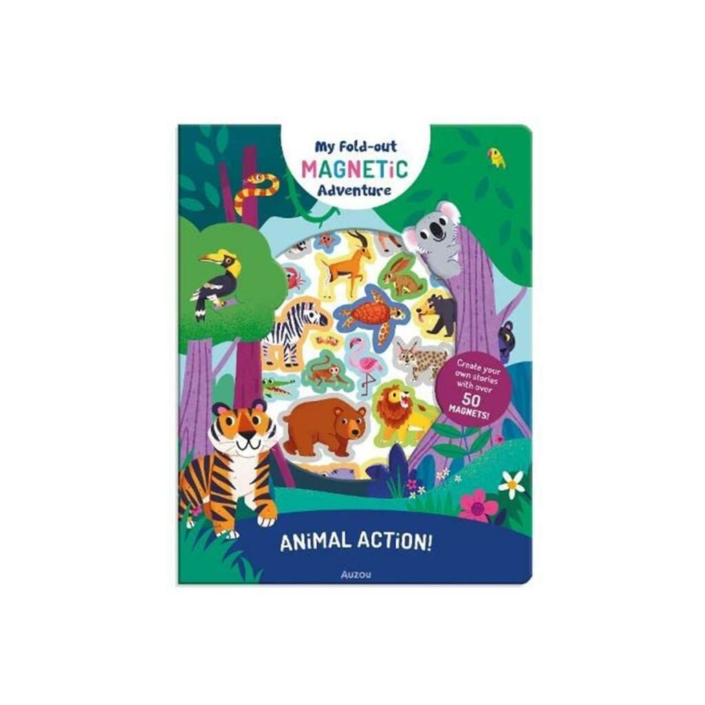 My Fold-Out Magnetic Adventure: Animal Action