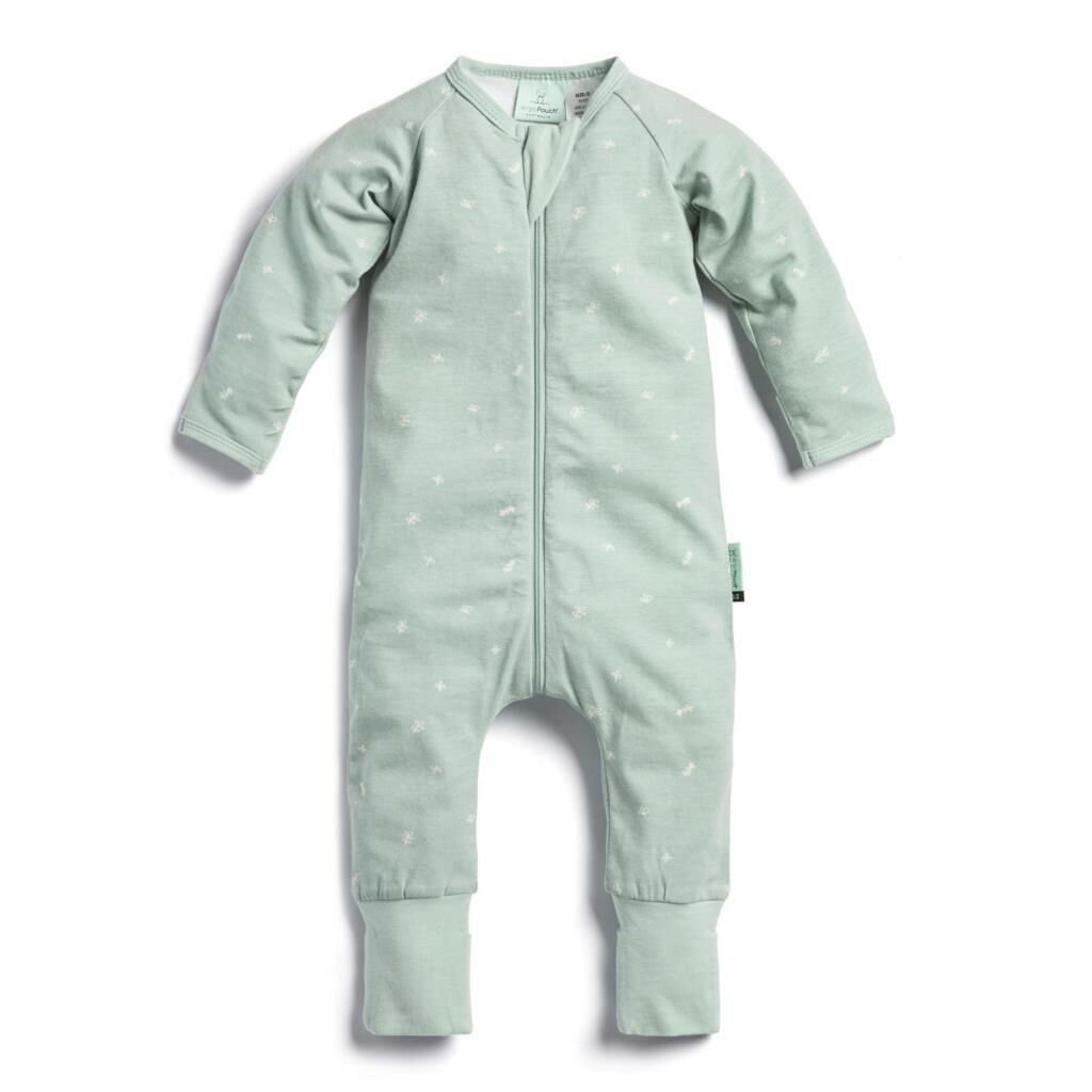 Ergo Pouch Organik Pamuklu Pijama Tulum (0.2 TOG), Sage