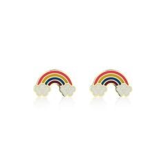 Foen Kids Pimli Rainbow Küpe (14k Altın)