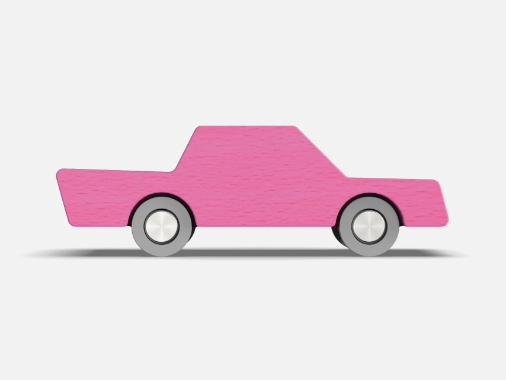 Waytoplay - Back & Forth Car - Pink - Araba - Pembe