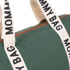 Mommy Bag Çanta, Signature Kanvas Green