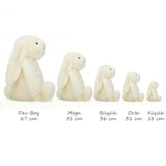 Jellycat Tavşan Uyku Arkadaşı, Pudra (Küçük)