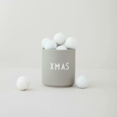 Design Letters Porselen Kupa, Christmas (Mint)