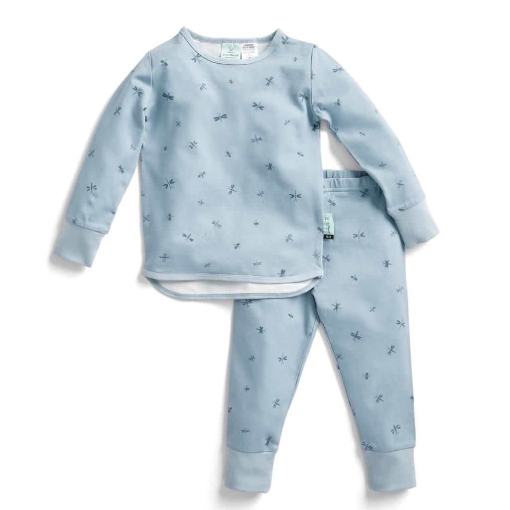 Ergo Pouch Organik Pamuklu 2 Parça Uzun Pijama (2.0 TOG), Dragonflies