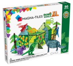 Magna-Tiles - Dinozor Dünyası - 50 Parça - XL