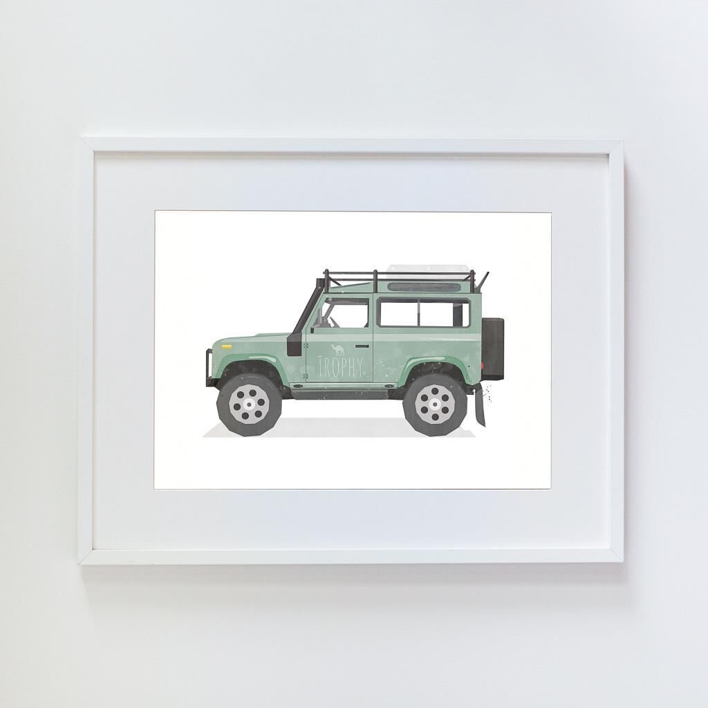 LFA Green Defender Çerçeveli Poster (M)