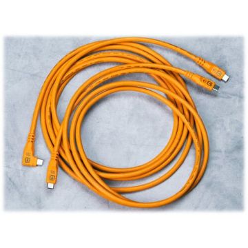 Tether Pro Optima 10G USB-C to USB-C 1.8m Dik Açılı Bağlantı Kablosu