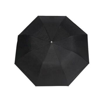 130cm Derin Siyah/Gümüş Şemsiye