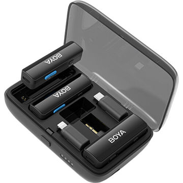 Boyalink All-In-One Kablosuz İkili Yaka Mikrofonu