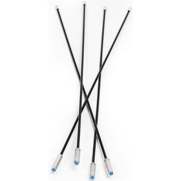 30x180cm RFI Softbox için Yedek Çubuk 105,2cm-4,3mm Kırmızı