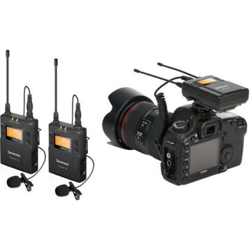 UW-Mic9 Kit 2 (RX9+TX9+TX9) Kablosuz Yaka Mikrofonu