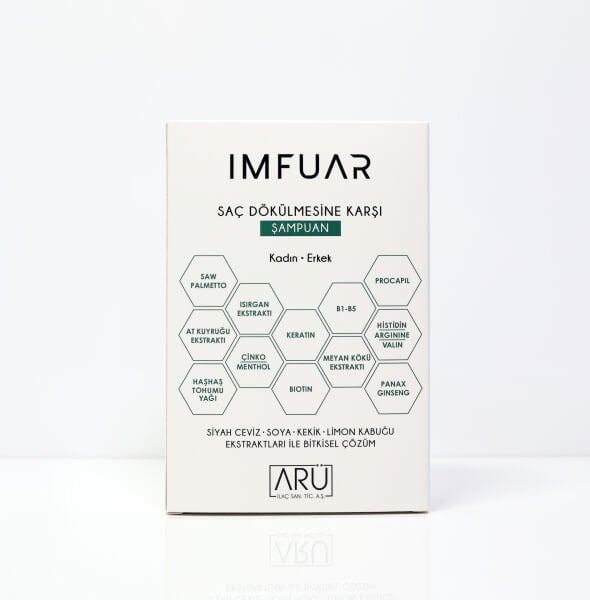 IMFUAR SAÇ DÖKÜLMESİNE KARŞI BİTKİSEL ŞAMPUAN