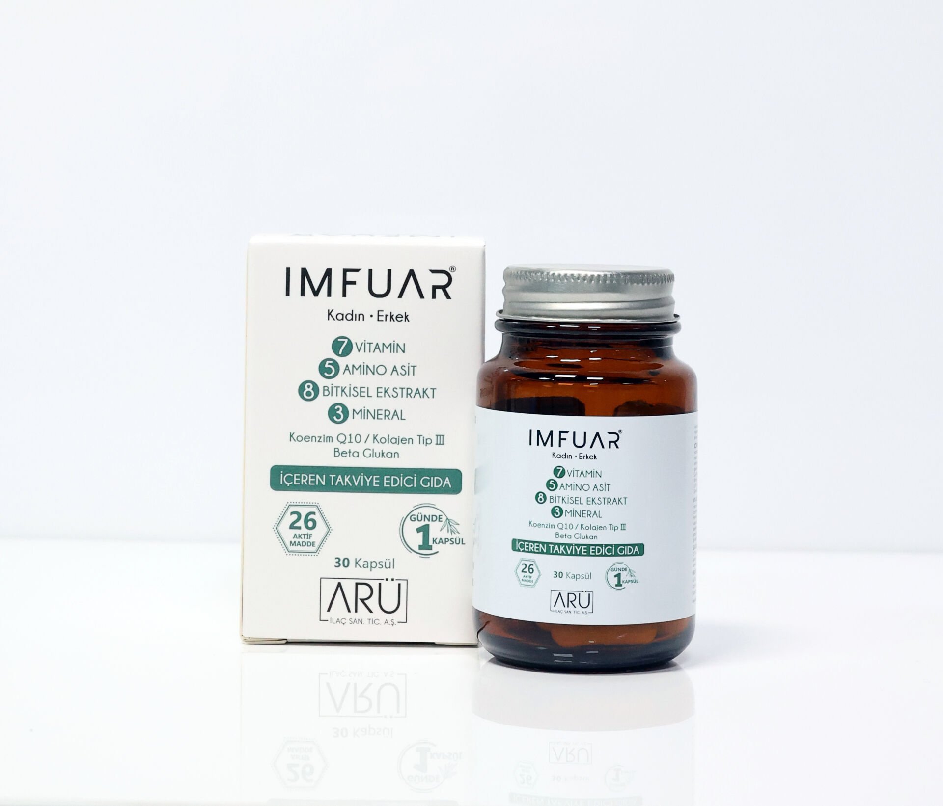 IMFUAR SAÇ-TIRNAK-CİLT KAPSÜL