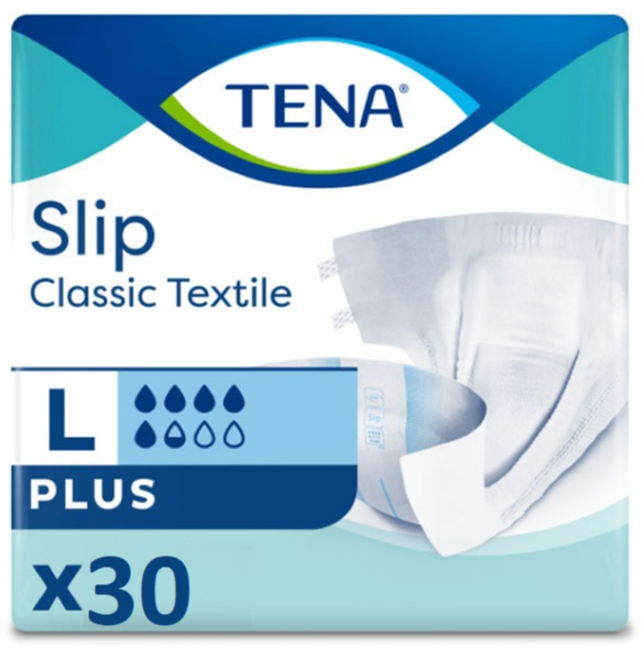 Tena Slip Classic Tekstil 5,5 Damla L 30
