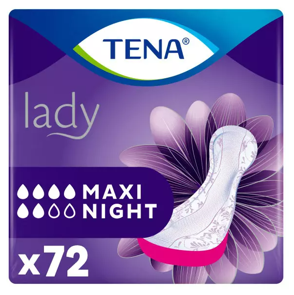 TENA Lady Maxi Night Mesane Pedi 72 Adet