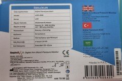 Respirox AXD-808 Türkçe Konuşan Koldan Tansiyon Aleti – Adaptörlü