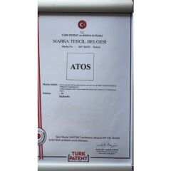 Atos 3 Katlı Yassı Lastikli Maske